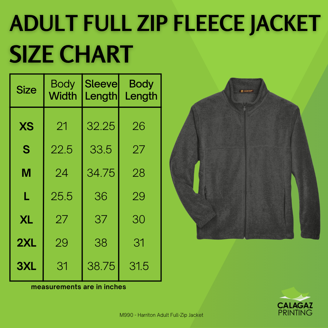 Full Zip Fleece Jacket - Maroon